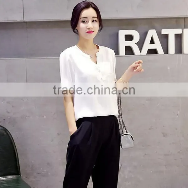 2016 New Fanshion Custom Casual Women Modal Half T-shirt photo-2