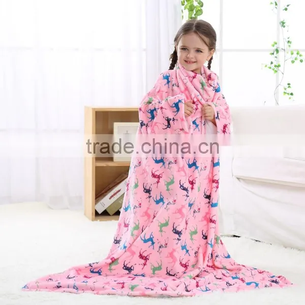 ShiJ Home Trends Blankets 2017 Christmas Deer Warm Blankets for Winter Kids photo-2