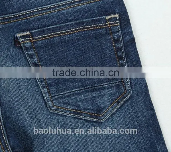 T1113K Comfortable Boys Kid Children Stretchasble Waist Band Medium Indigo Jeans photo-5