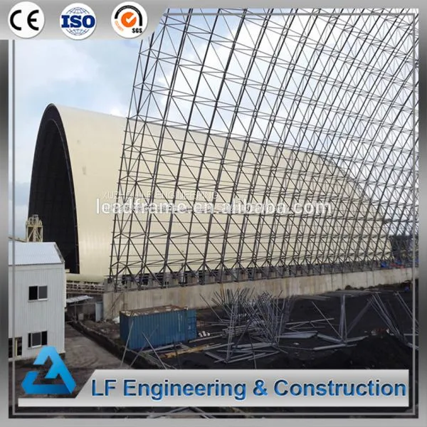 Easy Installation Steel Space Frame Coal Storage Shed photo-3