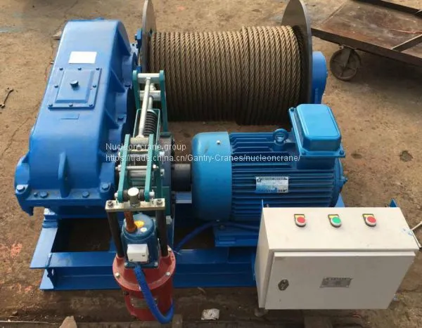 JM Model Electric Slow Speed 20000lbs Winch for Crane photo-5