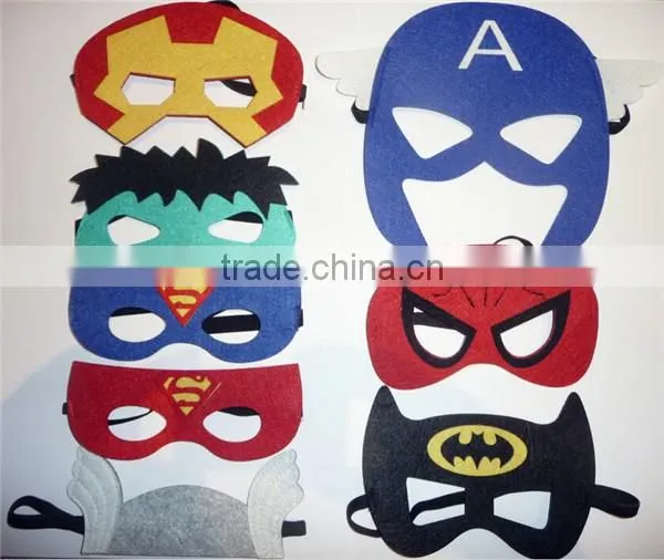 SUPERHERO Batman Captain America Spiderman Ironman Hulk Thor Supergirl Spidergirl Batgirl Mask for Kids photo-2