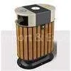 67*35*96cm Mountain Camphor Wood Outdoor Garbage Cans UV Resistant for Game Centers, Parks