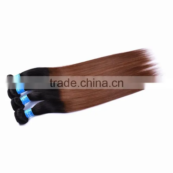Black Rose Sleek and Silky Straight Peruvian Ombre Hair Weaves 1B/30 Peruvian Human Hair Bundles photo-4