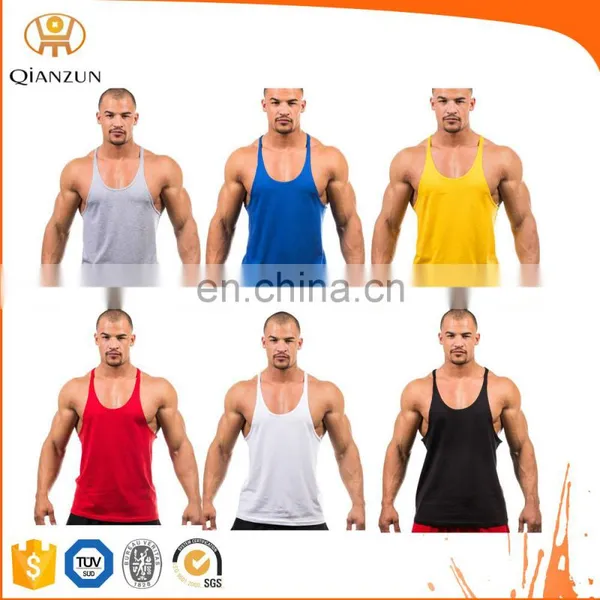 Mens Wholesale Blank Stringer Tank Top Custom photo-4