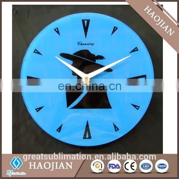 Hot New Products for 2015 Sublimation Blank Glass Wall Clock photo-5