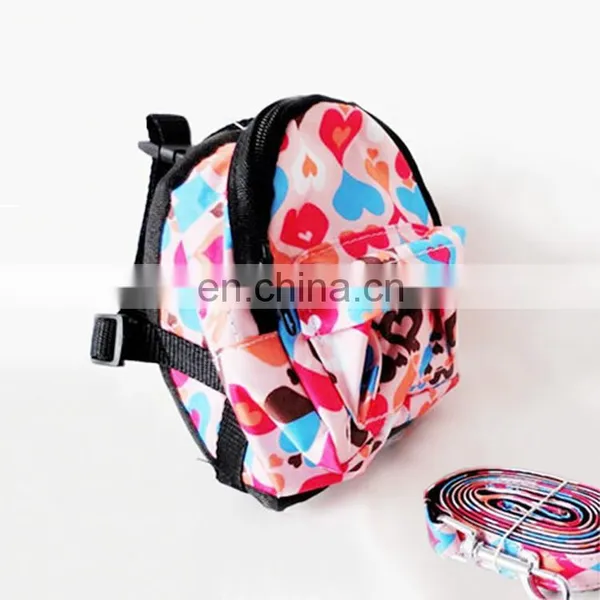 Pet Bag Backpack Travel Carrier For Dog Puppy Cats With Leash photo-2