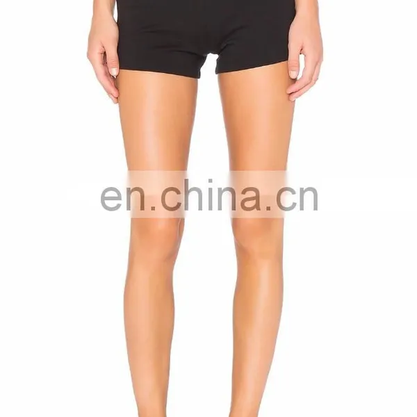 Wholesale Black Tailored Slimming Yoga Shorts photo-2
