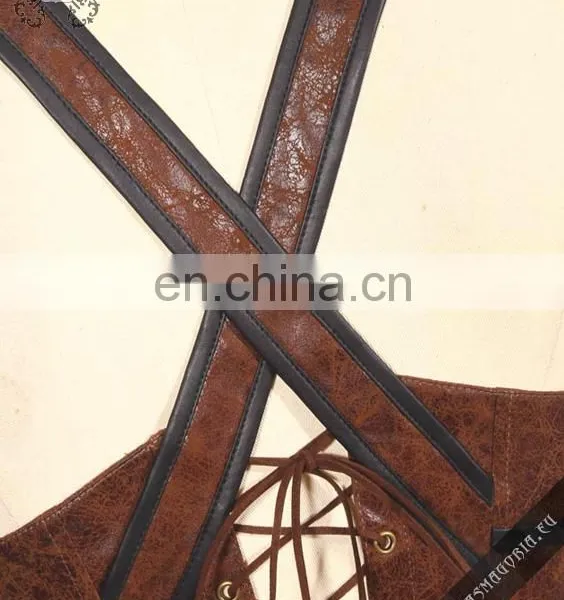 Steampunk Leather Harness-vest photo-6