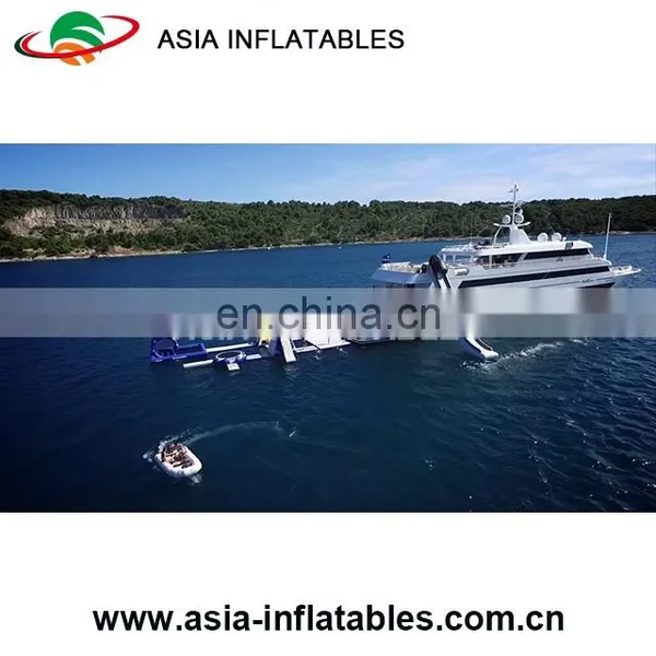 Inflatable Houseboat Slide/ Giant PVC Yacht Floating Water Slide photo-4