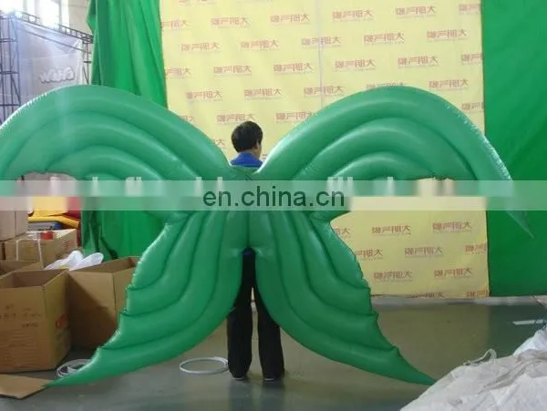 Customized New Style Green Inflatable Costume Butterfly Wing for Advertising photo-2