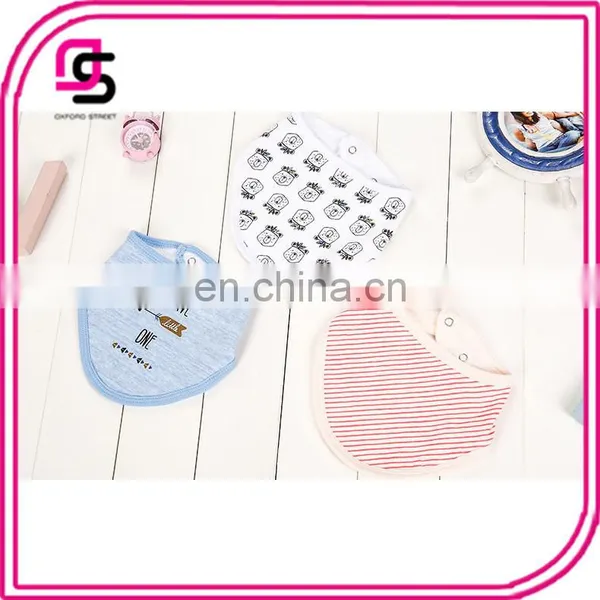 Waterproof Cotton Baby Bandana Drool Bibs for Babies Trendy Cartoon Baby Bandana Bib