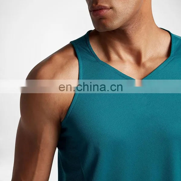 Bodybuilding Men Tank Top Plain Gym Custom Stringer Tank Tops for Men photo-5
