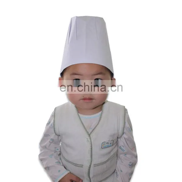 Factory Hot Selling Cheap Non-Woven Paper Material Chef Hat photo-2