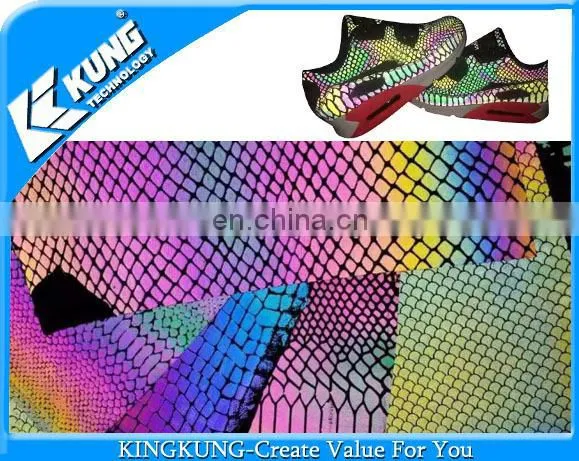 Best Quality Anti-abrasion Low Price Reflect Light Microfiber Leather