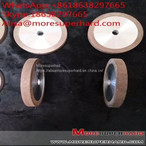 1A1 Resin Bond Parallel Diamond Grinding Wheel Alisa@moresuperhard.com photo-3