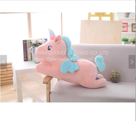 Wholesale Top Class Material Peluches Unicornio Pelucia Plush Unicorn Pillow photo-2