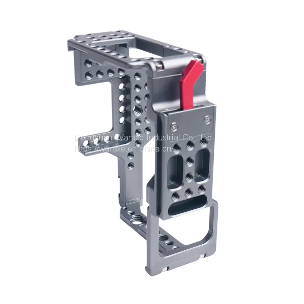 WARAXE CAMERA QUICK RELEASE CAGE FOR SONY A7 & A7S & A7R & A7R II & A7S II (GREY) 2720 photo-2