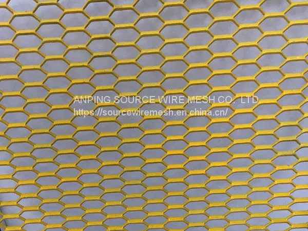 Hexagonal Aluminum Expanded Metal Mesh photo-2