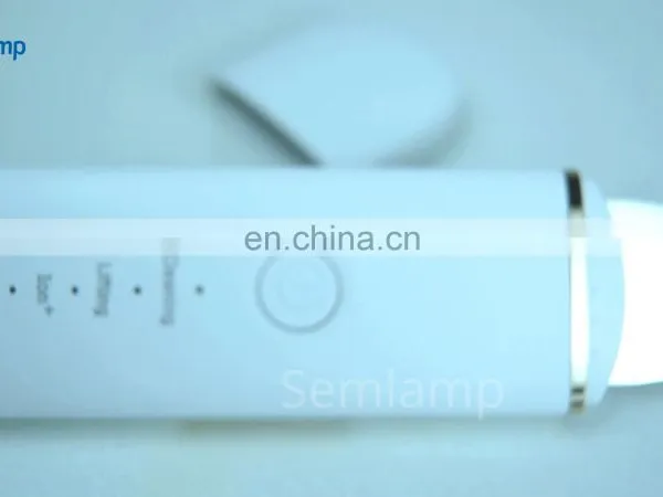 Skin Scrubber Facial Ultrasonic Peeling Beauty Machine With Private Logo 50 Pieces