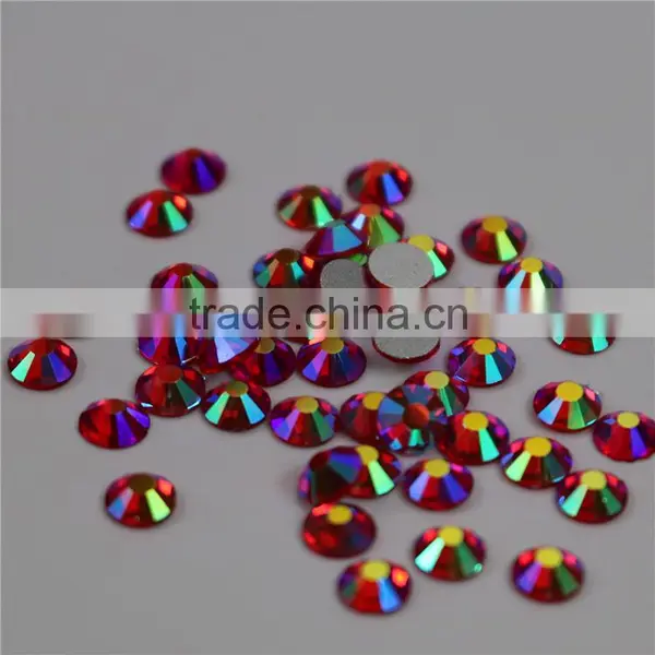 High Quality Siam ab Colour Non Hotfix Glass Stone photo-2