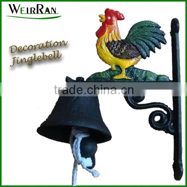 (1063) Wrought Iron Decorative Jingle Bell Metal Artware Animal Welcome Doorbell photo-5