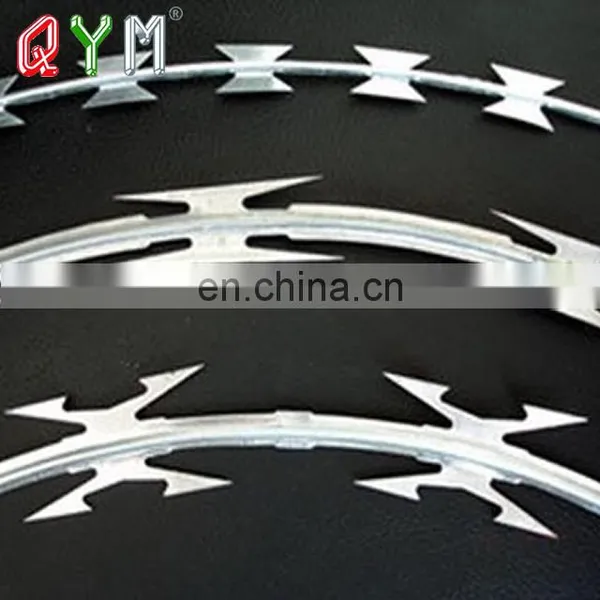 QYM High Quality Concertina Razor Wire Fence photo-3