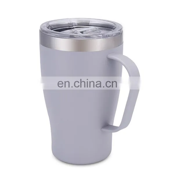 Wholesale BPA Free 20 oz Coffee Beer Mug Portable Tumbler Insulation Mug With Handle photo-3