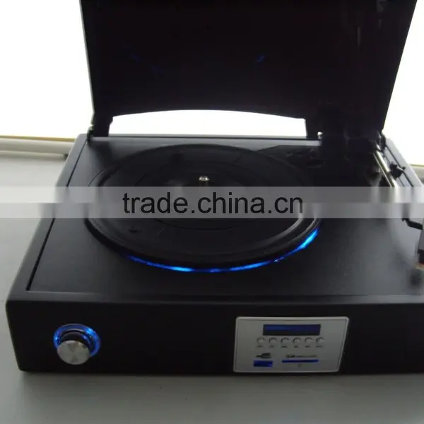 Simple Style!!! DS-2018: Retro Record Player With PC Recording/RCA Stereo Outputs/3 Speed photo-3