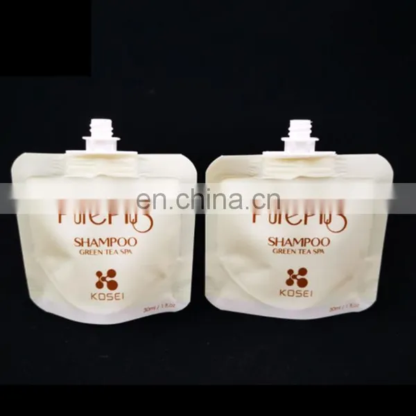 OEM Waterproof Laminated Aluminum Foil Reusable Hair Spout Pouch