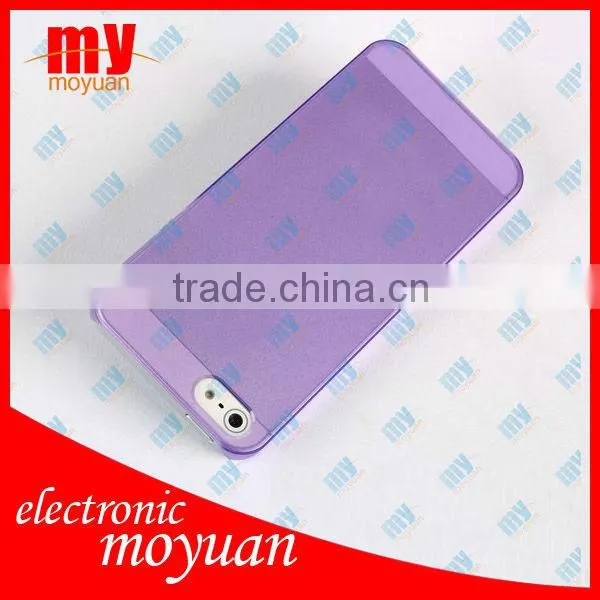 Hot Sale! Various Color Transparency Clear Crystal Hard Back Cover Case For Iphone5 5G Without Retail Box photo-3