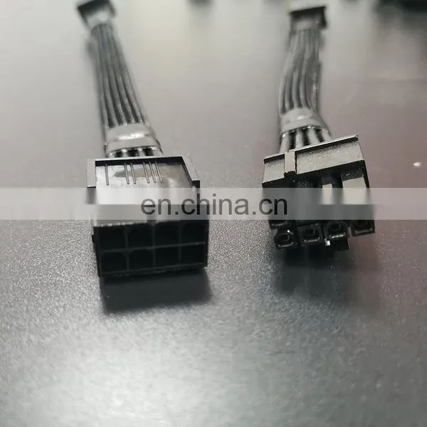 Factory 18AWG Pure Cooper Splitter 6 Pin Female to Dual 8 Pin 6+2 Male PCI Express PCIe Cable for GPU Graphics photo-4