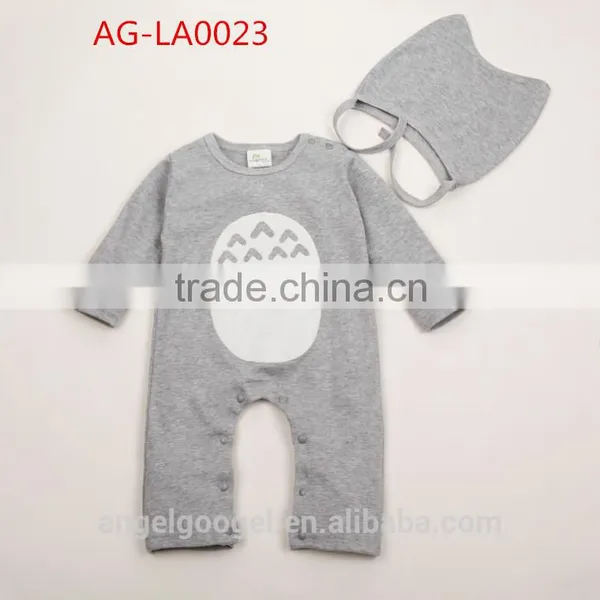 2 Pcs Cute Baby Clothes Rompers With Hat AG-LA0023 photo-2