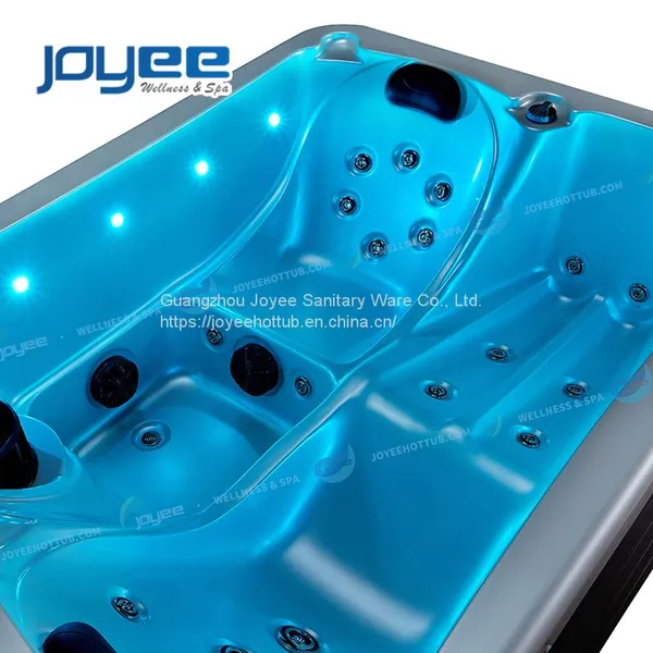 JOYEE 2 Person Small Size Balboa Control System Outdoor Whirlpool Spa Hot Tub photo-3