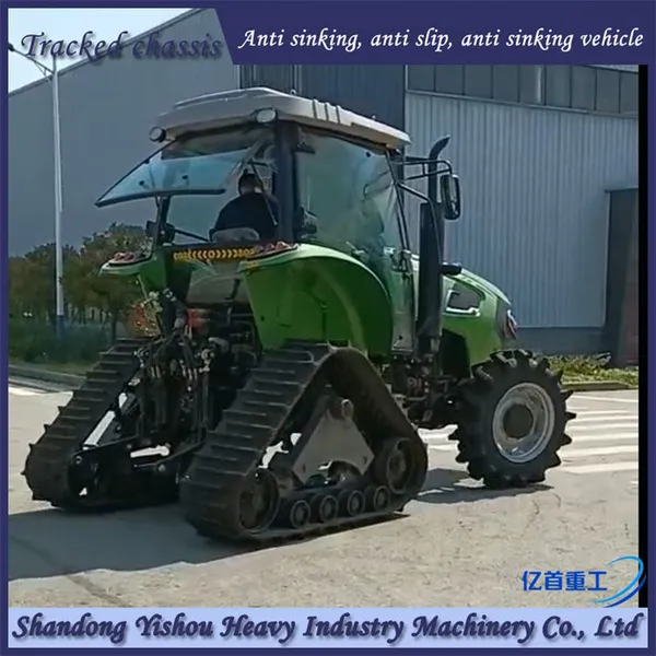 Tractor Modification With Triangular Track Wheels for Paddy Field Work to Increase Power photo-3