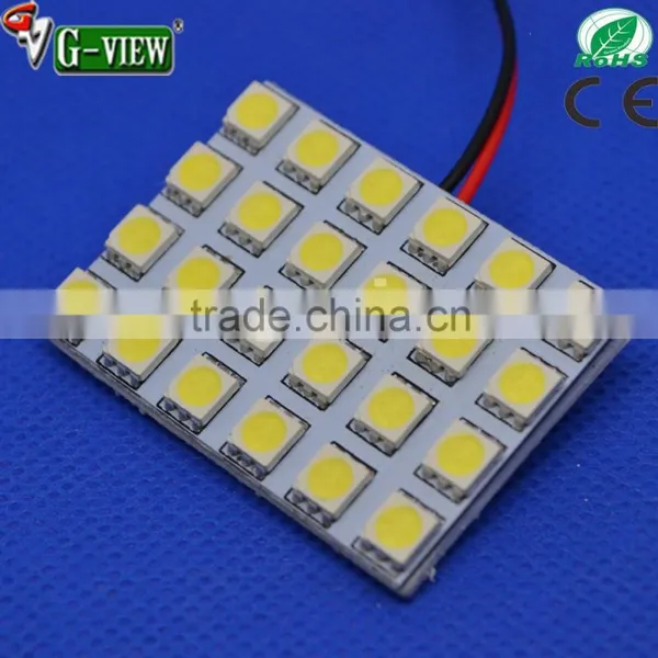 Ultra Bright Doom 24SMD 5050 Led Panel Light Bulb for Cars photo-2