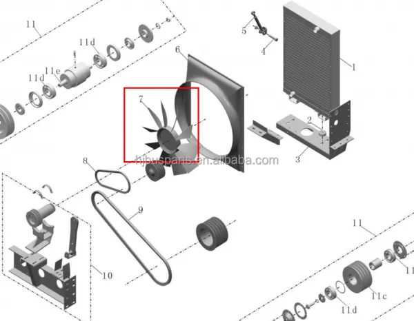 Chinese Bus Parts Buy Auto Spare Parts dc Fan 12v WST223-0002 12v dc Solar Fan for Sale photo-6