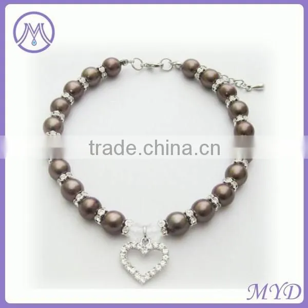Customized Stainless Steel Chain With Crystal Bone Pet Necklace Jewelry photo-6