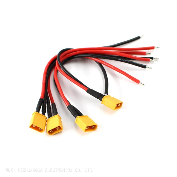 XT30U With Silicone Wire Battery Power Cables Customization XT30 Charging Connection Cable photo-4