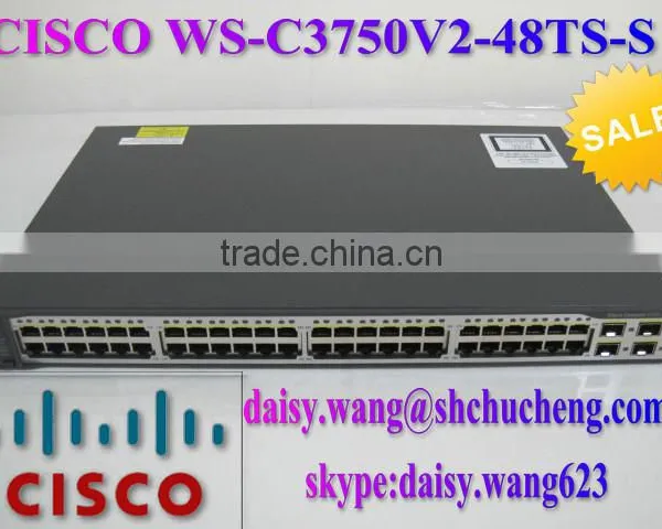 Cisco Network Switch WS-C3750V2-48TS-S