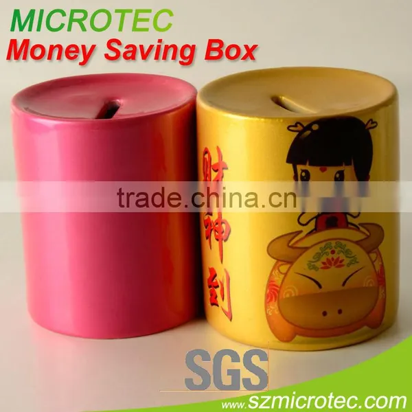 Sublimation Money Saving Box,White/Golden/Pink Sublimation Money Saving Box photo-2