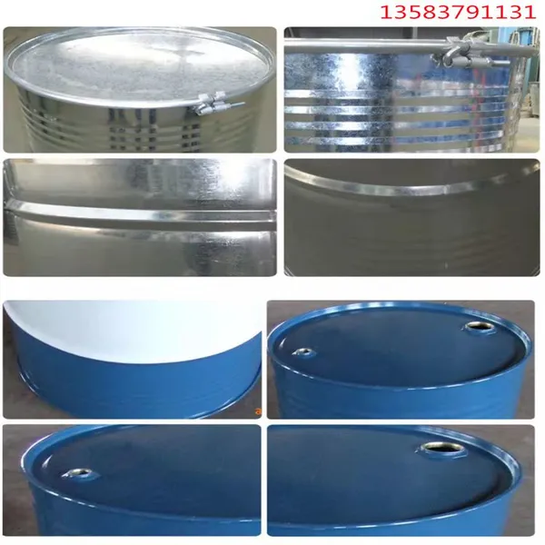 Stainless Steel PVF Coated With 200kg Iron Drum and 50L Square Drum With Customized Capacity. Steel-plastic Composite Barrel Wholesaler photo-4