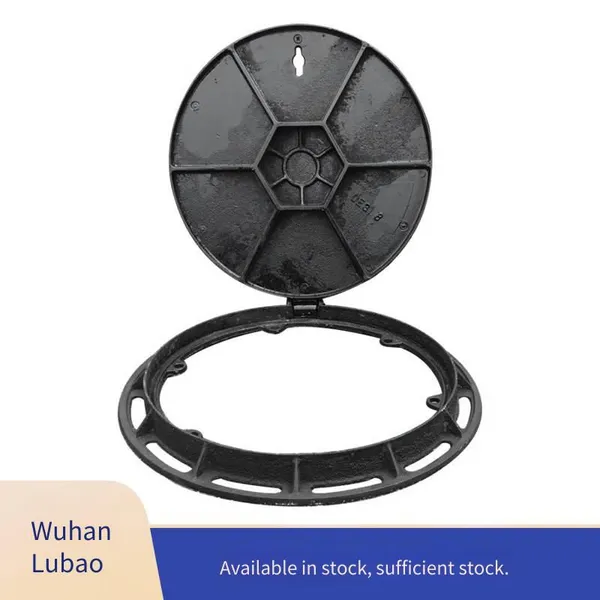 Lubao Manufacturer of Ductile Iron Round Manhole Covers 750*850 for Heavy-duty Drainage, Power, Communication and Water Utilities in Municipal Roads photo-2