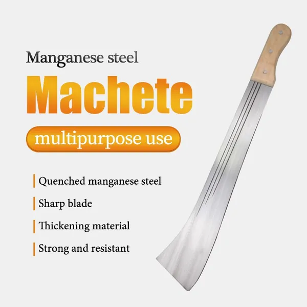 Large High Carbon Steel Machete Knife Agricultural Machete for Farming Bush Cutting Garden Tool Supplier