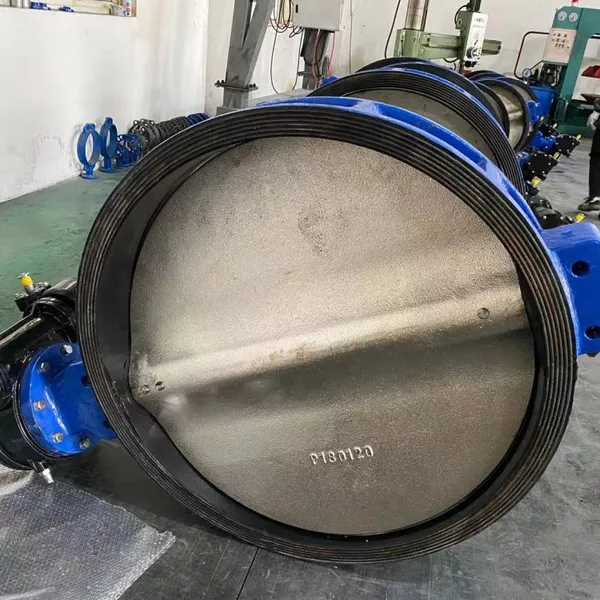 Heavy Duty BS Flange Butterfly Valve Manual Operation photo-2