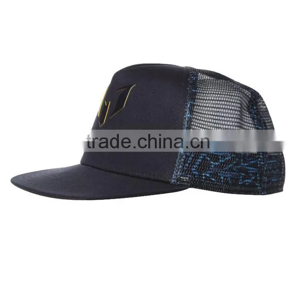 Guangjia High Quality Flat Brim Trucker Hat photo-3