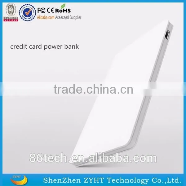 New Products 2016 Phone Charger Slim Shape Power Bank Polymer Battery photo-2