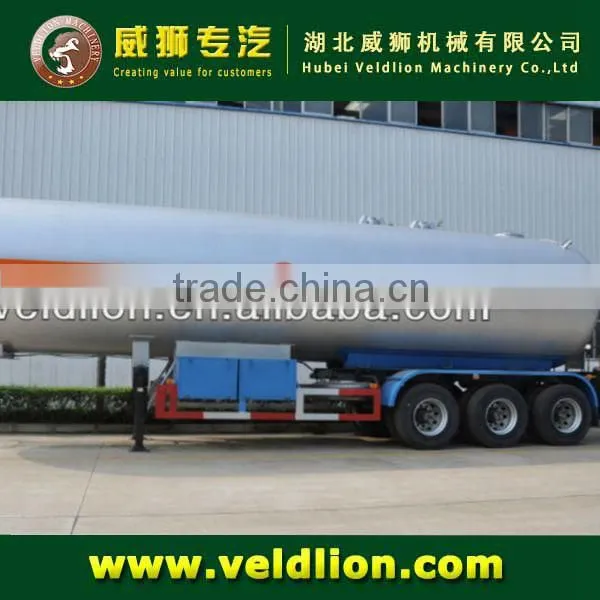 3 Axles 60cbm LPG Semi Trailer the Biggest LPG Tank Trailer photo-5