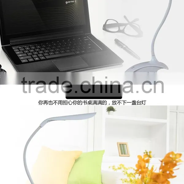 360 Degree Light JK-853C Color Change Table Lamp Clip Led Desk Light Gift Rechargeable Flexible photo-5