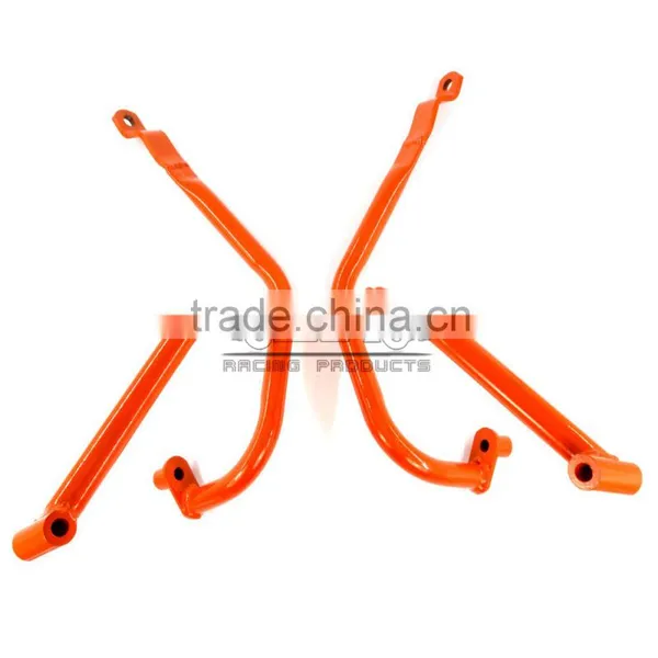 BJ-FG-KT001 Motorcycle Orange Frame Crash Bars Guard Protector for KTM DUKE 390 photo-6